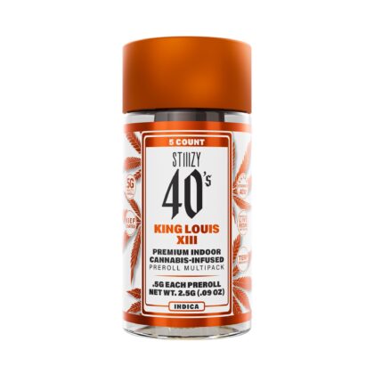 STIIIZY - King Louis XIII - 40's Infused Preroll 5 Pack