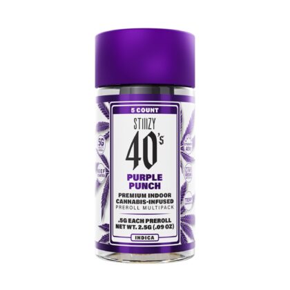 STIIIZY - Purple Punch - 40's Infused Preroll 5 Pack