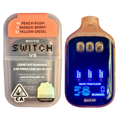 2G BOUTIQ Switch V5 Peach Kush (H) x Mango Berry (I) x Yellow Diesel (S)