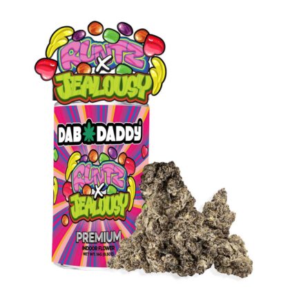 Runtz X Jealousy Flower Dab Daddy® 14g Premium Indoor Flower