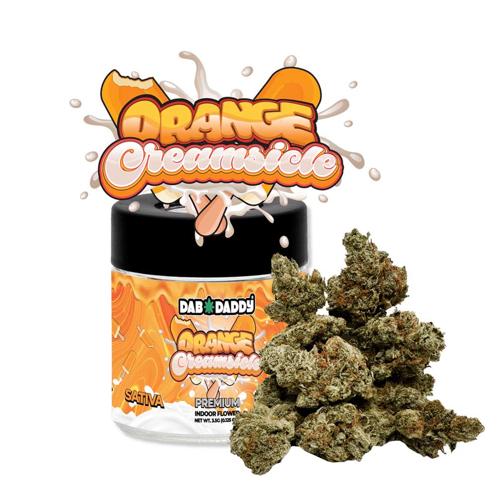 Orange Creamsicle Flower Dab Daddy® 3.5g Premium Indoor Flower