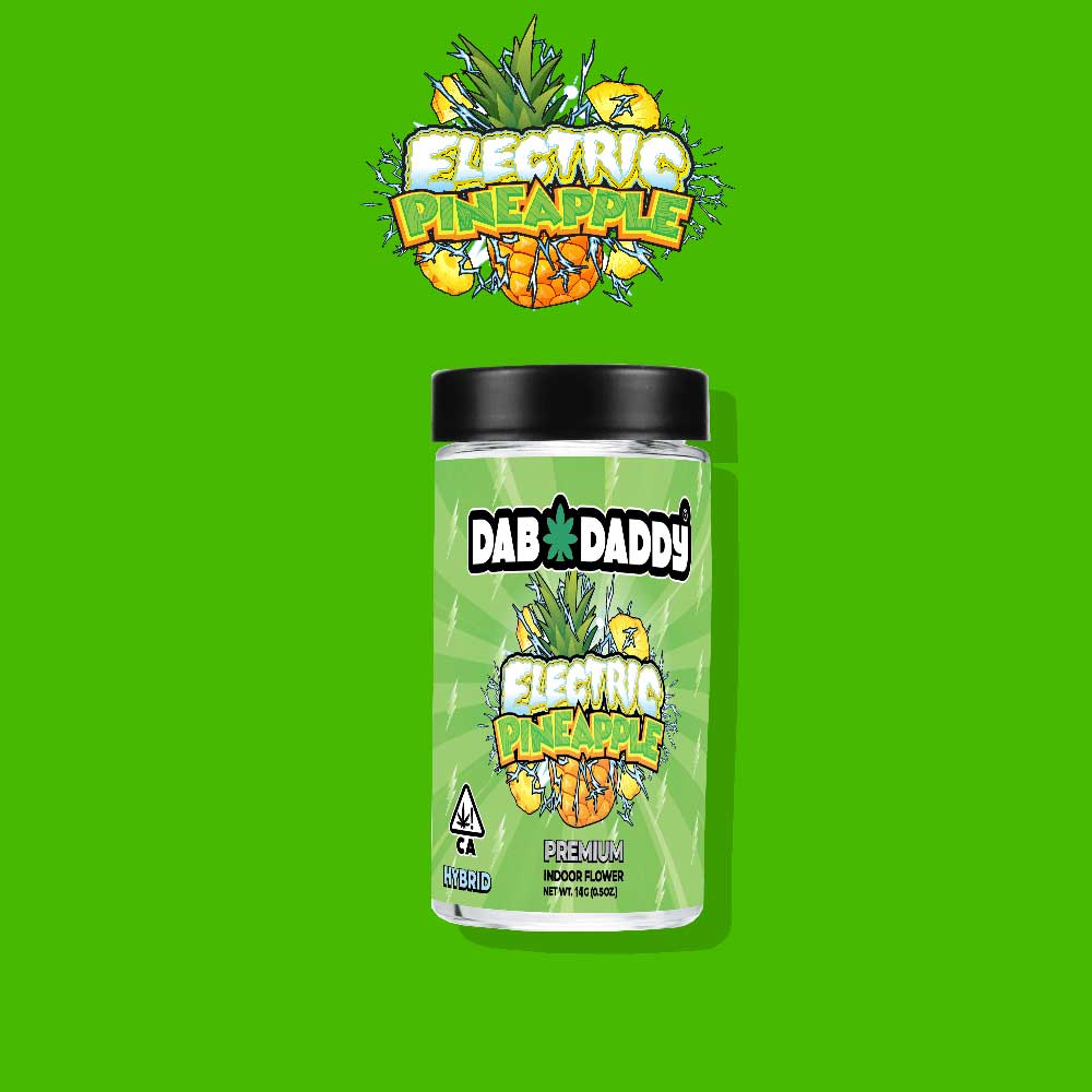 Electric Pineapple Flower Dab Daddy® 14g Premium Indoor Flower