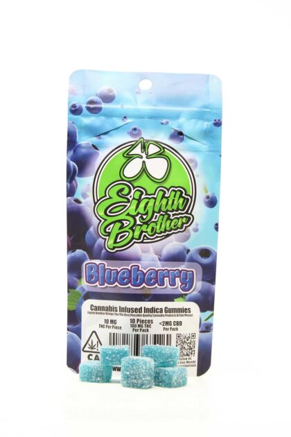 Blueberry Gummies 10 pack (100mg)