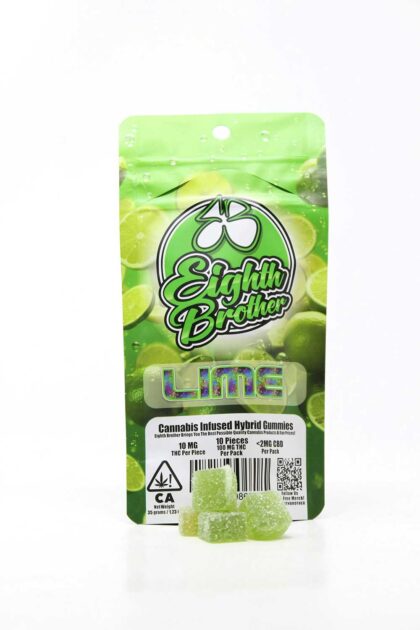 Lime Gummies 10 pack (100mg)