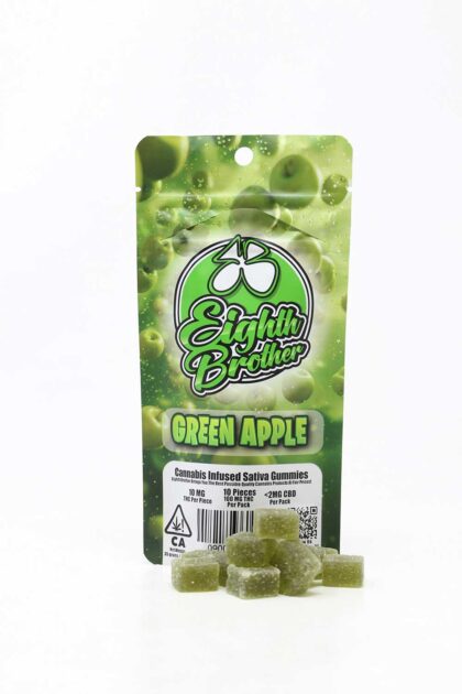 Green Apple Gummies 10 pack - 100 mg