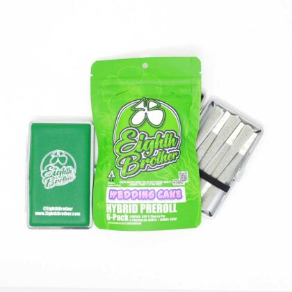 Wedding Cake Preroll Case (6 - 1 G Prerolls)