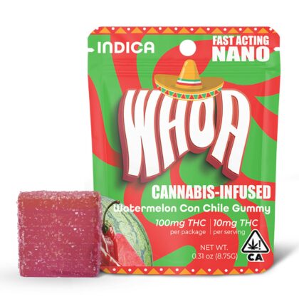 WHOA Watermelon Con Chile Gummy - Bite (100mg)