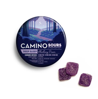 Camino Sours Blackberry Dream "Deep Sleep" 10:10:10 THC:CBD:CBN Gummies