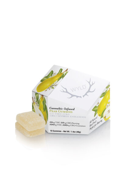 Pear 1:1 CBG + Hybrid Enhanced Gummies 100mg