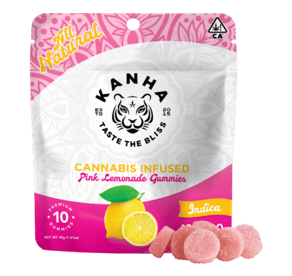 KANHA | Pink Lemonade | Indica | 100mg THC | 10-pack