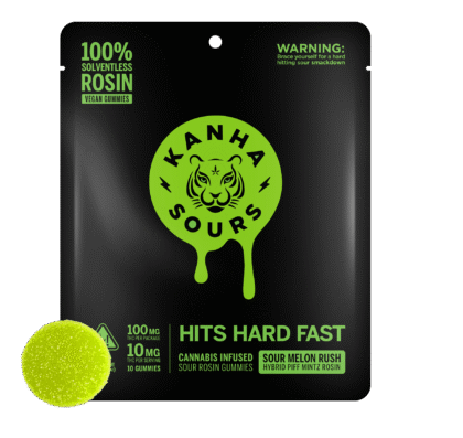 KANHA | Rosin Sour Melon Rush | Piff Mintz | Hybrid | 10-pack