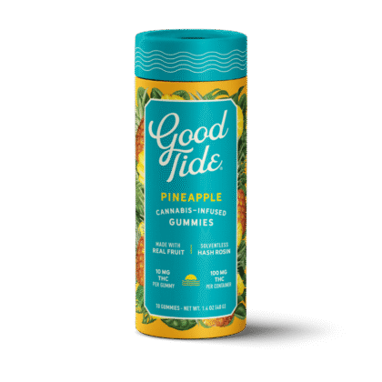 Pineapple Solventless Hash Rosin Gummies | Uplifting