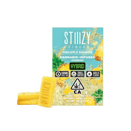 - PINEAPPLE PARADISE - Gummies 100mg THC Edibles