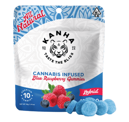 KANHA | Blue Raspberry | Hybrid | 100mg THC | 10-pack