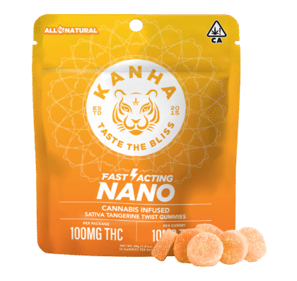 KANHA | NANO | Tangerine Twist | Sativa | 100mg THC | 10-pack