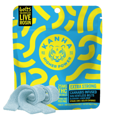 KANHA | Blueberry Lemon Drop Rosin Belts | GMO Cookies x Gelato | 4-pack