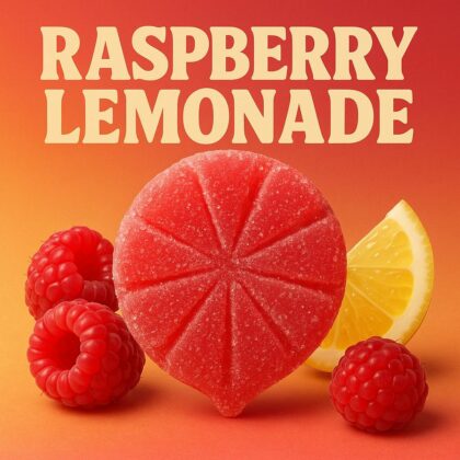Raspberry Lemonade 100MG Single Gummy - Sativa