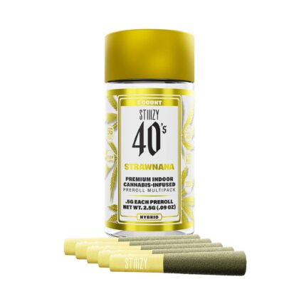 - STRAWNANA - .5G 40's Infused Preroll 5 Pack