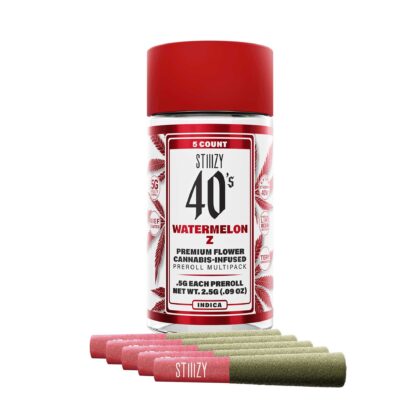 - WATERMELON Z - .5G 40's Infused Mini Preroll 5 Pack