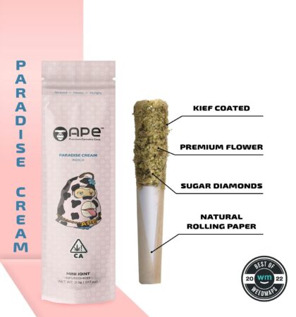 PARADISE CREAM - Mini Joint Infused + Kief (0.5g)