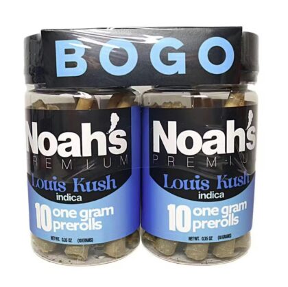 Noah's Premium - Pre Roll Pack - Indica - Louis Kush 20 pack