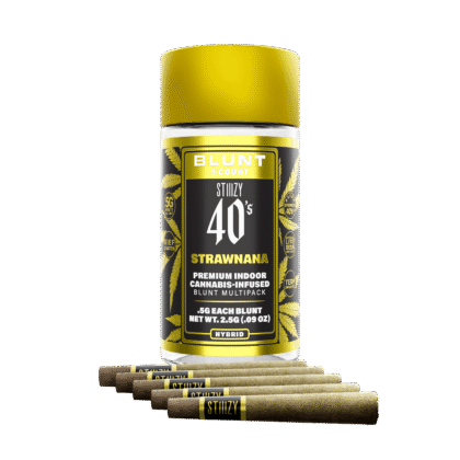 STRAWNANA - .5G 40's Infused Mini Blunt 5 Pack