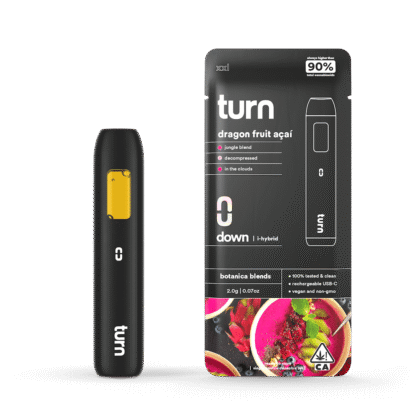 2.0g AIO | dragon fruit açaí | botanica blends | down |