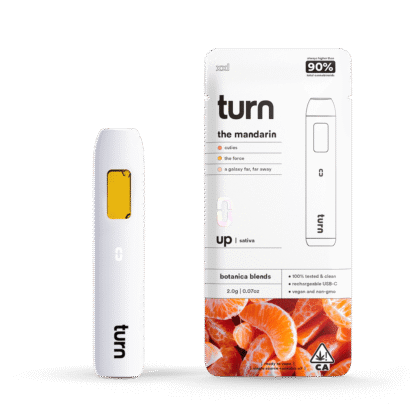 2.0g AIO | the mandarin | botanica blends | up |