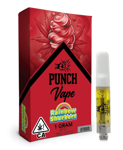 Punch - 510 Distillate Vape Cart - Rainbow Sherbert (1g)