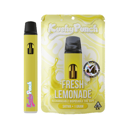 1G Kushy Punch Vape - Fresh Lemonade